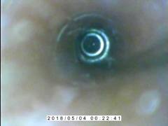 Endoscope peehole cumflow