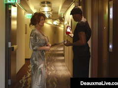 Sexy Southern Cougar Deauxma Big Black Cock Banged In Hotel!