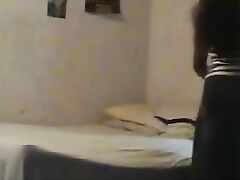 wife seducing her hubby recorded by hidden cam fixed by room service