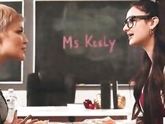 I'm Teacher And You're My Student, Eliza! (Lesbian Sex)