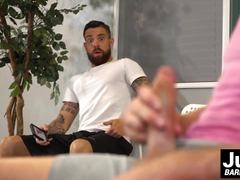 Hunks Pierce Paris and Teo Carter have hardcore sex in offic