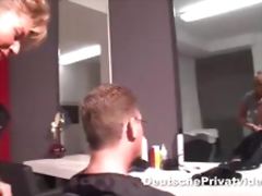 Fucking an MILF hairdresser