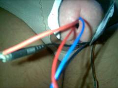 Hard estim with urethra-electrodes