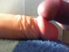 Frottage fun and cum on my toy