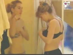 Nipple slip video - girl changing her bra